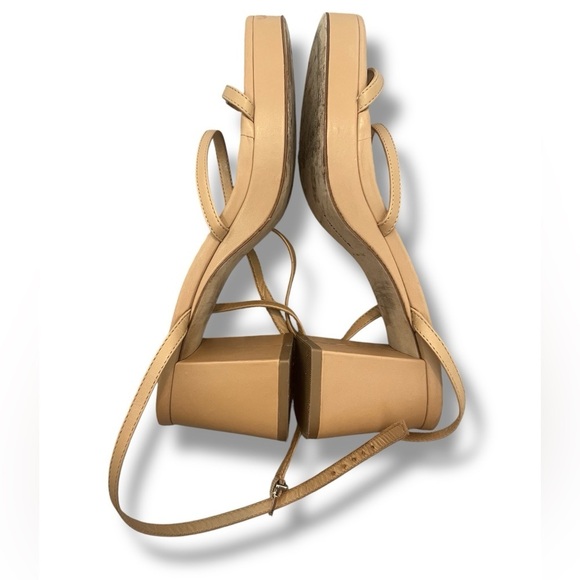 Larroudé Gio Sandal In Tan Leather - Picture 10 of 12